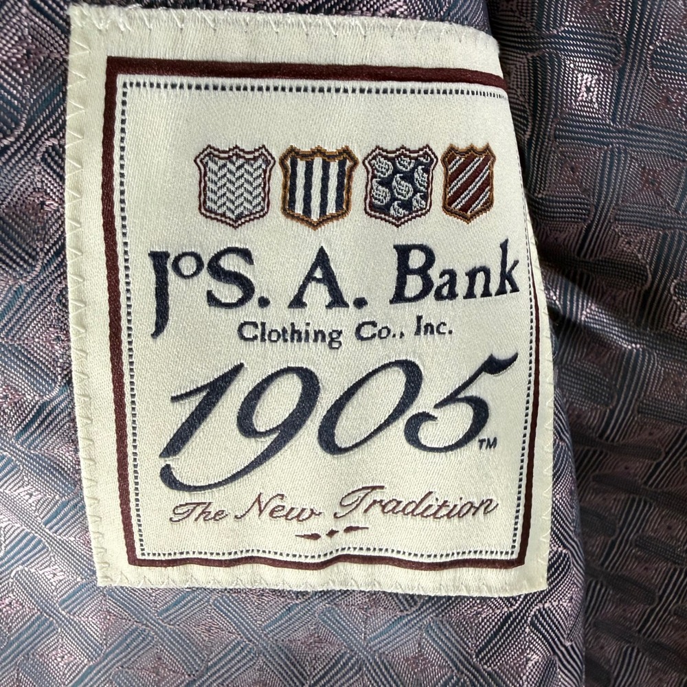 Jos. A. Bank Blazer 38R Grey Wool‎ Blend 1905 Collection Sport Coat WAXS-A2JA - Picture 2 of 12